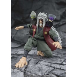 NARUTO SHIPPUDEN JIRAIYA HIDDEN LEAF HEROIC SAGE MODE S.H. FIGUARTS ACTION FIGURE BANDAI