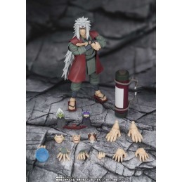 NARUTO SHIPPUDEN JIRAIYA HIDDEN LEAF HEROIC SAGE MODE S.H. FIGUARTS ACTION FIGURE BANDAI