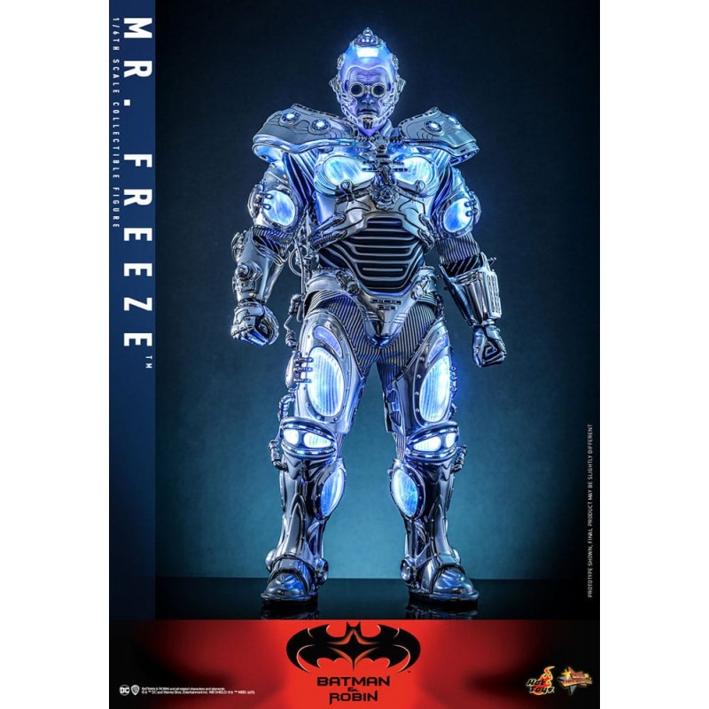 HOT TOYS BATMAN & ROBIN MOVIE MASTERPIECE MR. FREEZE 1/6 SCALE ACTION FIGURE