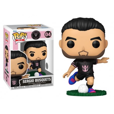 FUNKO POP! SERGIO BUSQUETS MLS INTER MIAMI PVC BOBBLE HEAD FIGURE