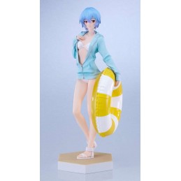 GOOD SMILE COMPANY REBUILD OF EVANGELION REI AYANAMI BEACH QUEENS POP UP PARADE L SIZE STATUE PVC FIGURE