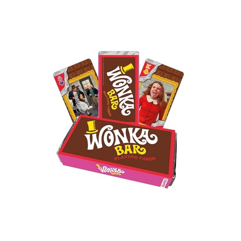 WILLY WONKA BAR PREMIUM PLAYING CARDS MAZZO CARTE DA GIOCO AQUARIUS ENT