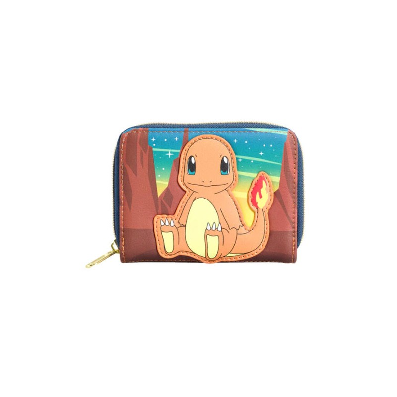 POKEMON CHARMANDER ZIP WALLET PORTAFOGLIO LOUNGEFLY