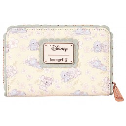 DISNEY STITCH AND ANGEL CHERRY BLOSSOM PORTAFOGLIO ZIP DONNA LOUNGEFLY