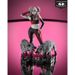 DC DIRECT HARLEY QUINN RED WHITE & BLACK BY JENNY FRISON STATUA FIGURE MC FARLANE