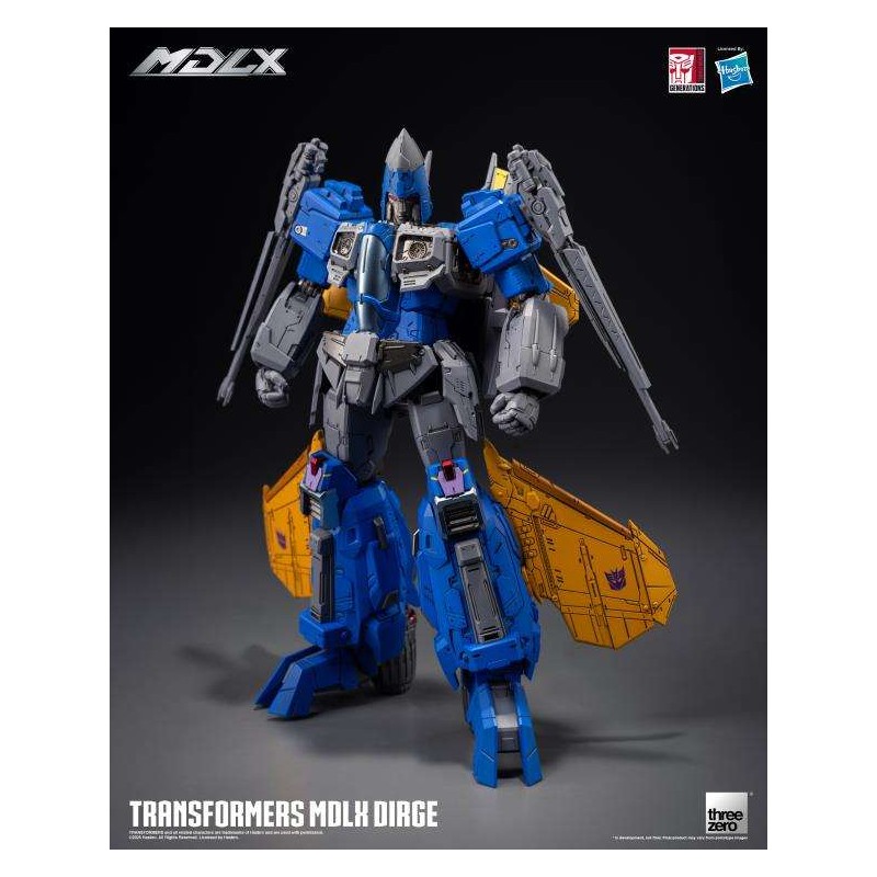 THREEZERO TRANSFORMERS MDLX DIRGE 20CM ACTION FIGURE