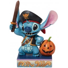 ENESCO DISNEY STITCH HALLOWEEN LOVABLE BUCCANEER STATUE FIGURE