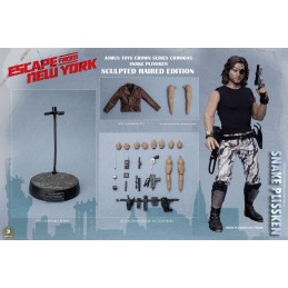 ASMUS TOYS ESCAPE FROM NEW YORK SNAKE PLISSKEN SCULPTED HAIR VER. 1/6 ACTION FIGURE 30CM