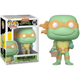 FUNKO FUNKO POP! TEENAGE MUTANT NINJA TURTLES MICHELANGELO EASTER 1668 BOBBLE HEAD KNOCKER FIGURE