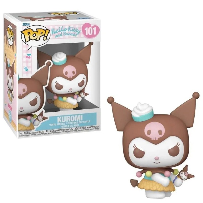 FUNKO FUNKO POP! HELLO KITTY AND FRIENDS 101 KUROMI BOBBLE HEAD KNOCKER FIGURE FUNKO FUNKO POP! HELLO KITTY AND FRIENDS 101 KUROMI BOBBLE HEAD KNOCKER FIGURE