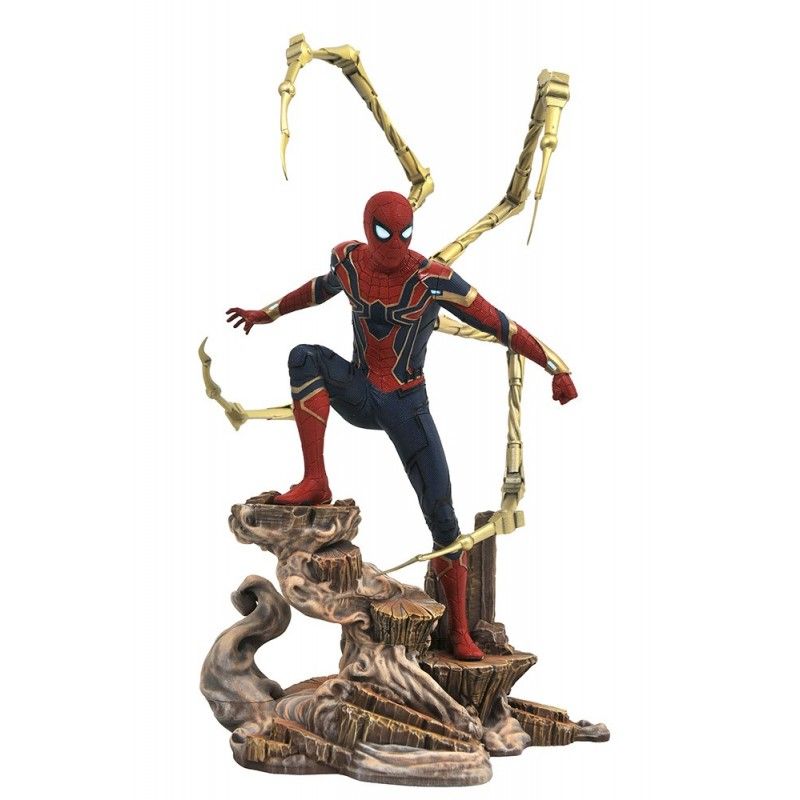 DIAMOND SELECT MARVEL GALLERY AVENGERS 3 IRON SPIDER-MAN STATUE FIGURE