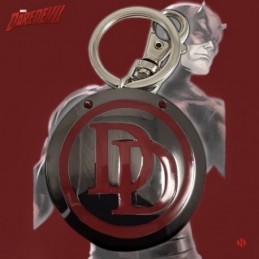 SEMIC MARVEL DAREDEVIL LOGO METAL KEYCHAIN SEMIC MARVEL DAREDEVIL LOGO METAL KEYCHAIN