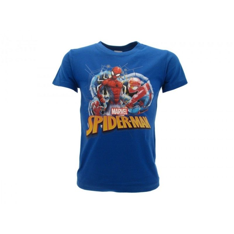MAGLIA T SHIRT MARVEL SPIDERMAN BLU ROYAL MAGLIA T SHIRT MARVEL SPIDERMAN BLU ROYAL