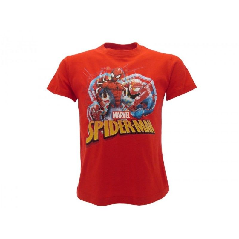 MAGLIA T SHIRT MARVEL SPIDERMAN ROSSA MAGLIA T SHIRT MARVEL SPIDERMAN ROSSA
