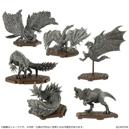 MONSTER HUNTER TRADING FIGURES STONE VER. DISPLAY SET 6 MINI FIGURES
