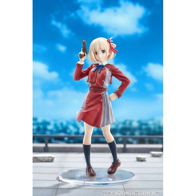GOOD SMILE COMPANY LYCORIS RECOIL CHISATO NISHIKIGI STATUE PVC POP UP PARADE FIGURE GOOD SMILE COMPANY LYCORIS RECOIL CHISATO NISHIKIGI STATUE PVC POP UP PARADE FIGURE