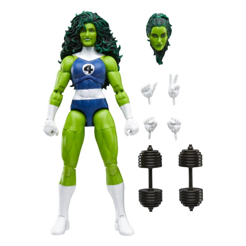 HASBRO MARVEL LEGENDS FANTASTIC FOUR SHE-HULK ACTION FIGURE HASBRO MARVEL LEGENDS FANTASTIC FOUR SHE-HULK ACTION FIGURE