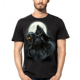 MAGLIA T SHIRT DARK EMBER SCHELETRO A CAVALLO