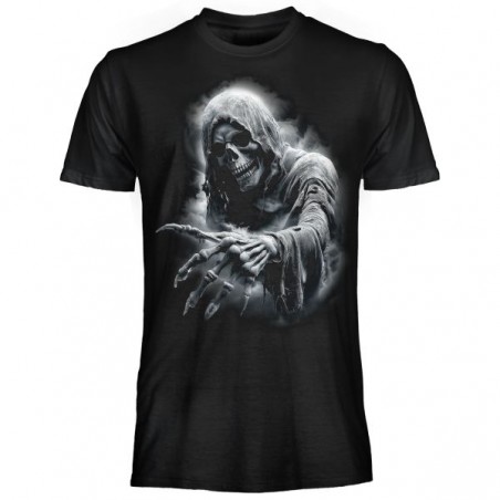 MAGLIA T SHIRT DARK EMBER SCHELETRO