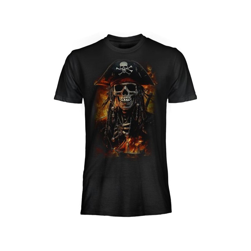 MAGLIA T SHIRT DARK EMBER SCHELETRO PIRATA MAGLIA T SHIRT DARK EMBER SCHELETRO PIRATA