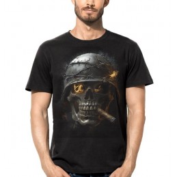 T SHIRT DARK EMBER SOLDIER SKULL
