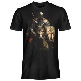 MAGLIA T SHIRT DARK EMBER CAVALIERE