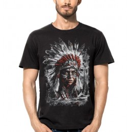 T SHIRT DARK EMBER FEMALE INDIAN CHIEF
