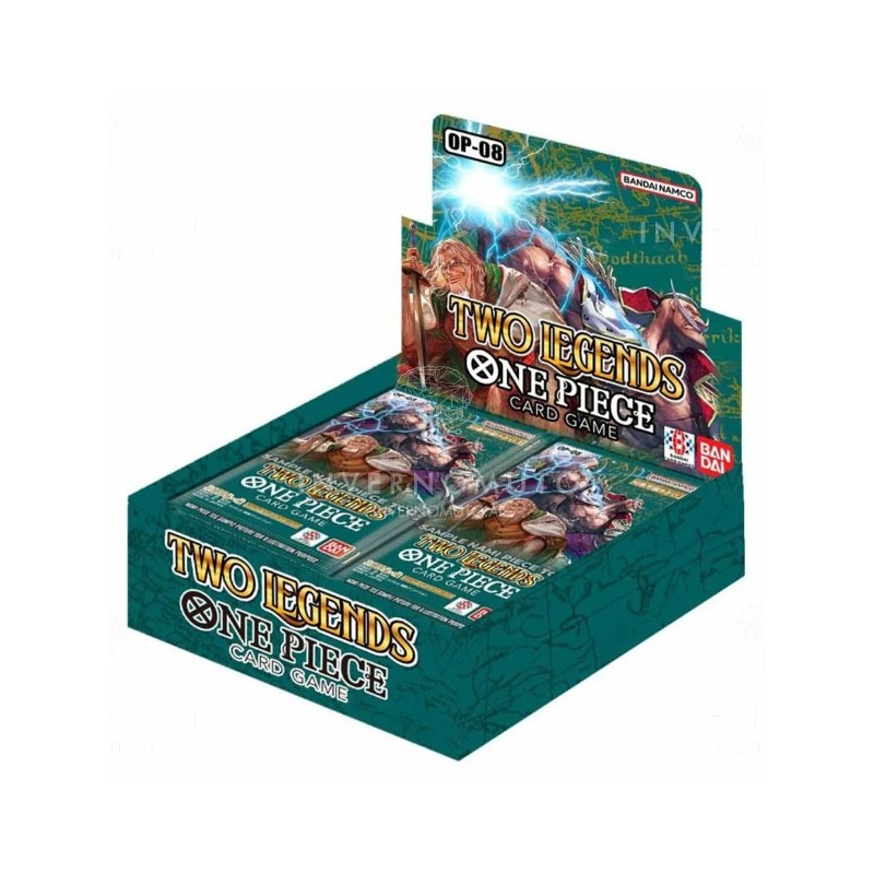 BANDAI ONE PIECE OP-08 EU TWO LEGENDS BOX SIGILLATO 24 BUSTE ENGLISH VERSION BANDAI ONE PIECE OP-08 EU TWO LEGENDS BOX SIGILLATO 24 BUSTE ENGLISH VERSION