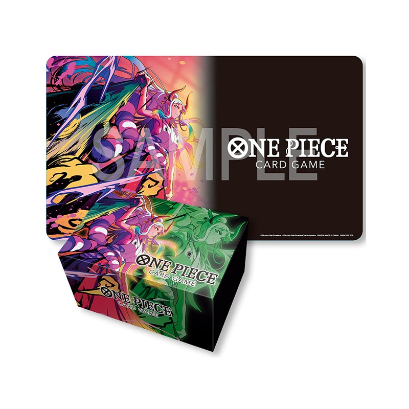 ONE PIECE CARD GAME YAMATO CARD CASE E TAPPETINO DA GIOCO BANDAI ONE PIECE CARD GAME YAMATO CARD CASE E TAPPETINO DA GIOCO BANDAI