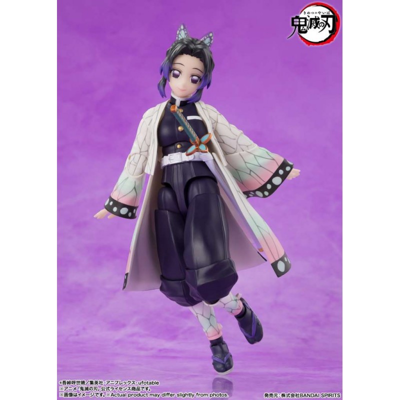 BANDAI DEMON SLAYER S.H. FIGUARTS SHINOBU KOCHO PVC ACTION FIGURE BANDAI DEMON SLAYER S.H. FIGUARTS SHINOBU KOCHO PVC ACTION FIGURE