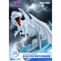 D-STAGE YU-GI-OH BLUE EYES WHITE DRAGON STATUA FIGURE DIORAMA BEAST KINGDOM