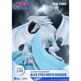 D-STAGE YU-GI-OH BLUE EYES WHITE DRAGON STATUA FIGURE DIORAMA BEAST KINGDOM
