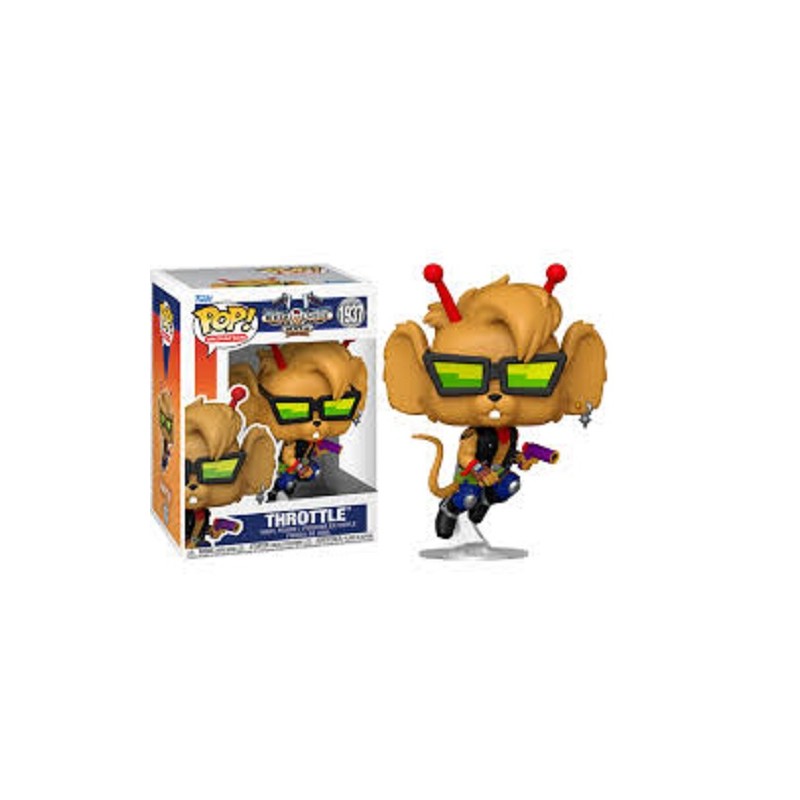 FUNKO FUNKO POP! BIKER MICE FROM MARS THROTTLE BOBBLE HEAD FIGURE FUNKO FUNKO POP! BIKER MICE FROM MARS THROTTLE BOBBLE HEAD FIGURE