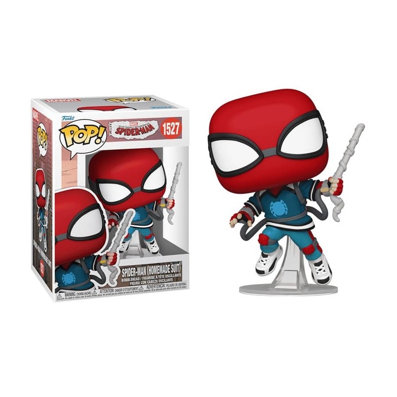 FUNKO POP! FRIENDLY NEIGHBORHOOD OF SPIDER-MAN HOMEMADE SUIT BOBBLE HEAD FIGURE FUNKO FUNKO POP! FRIENDLY NEIGHBORHOOD OF SPIDER-MAN HOMEMADE SUIT BOBBLE HEAD FIGURE FUNKO