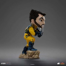 DEADPOOL & WOLVERINE UNMASKED SET MINICO FIGURE STATUA IRON STUDIOS