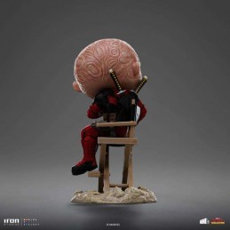 DEADPOOL & WOLVERINE UNMASKED DEADPOOL MINICO FIGURE STATUA IRON STUDIOS