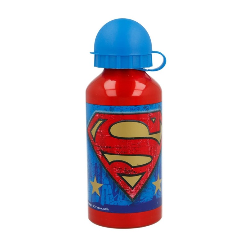 SUPERMAN BORRACCIA BOTTIGLIA METALLO 400ML STOR SUPERMAN BORRACCIA BOTTIGLIA METALLO 400ML STOR