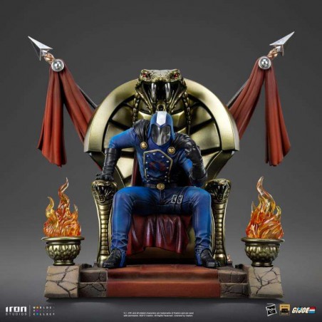 G.I. JOE COBRA COMMANDER ART SCALE 1/10 RESIN STATUE FIGURE