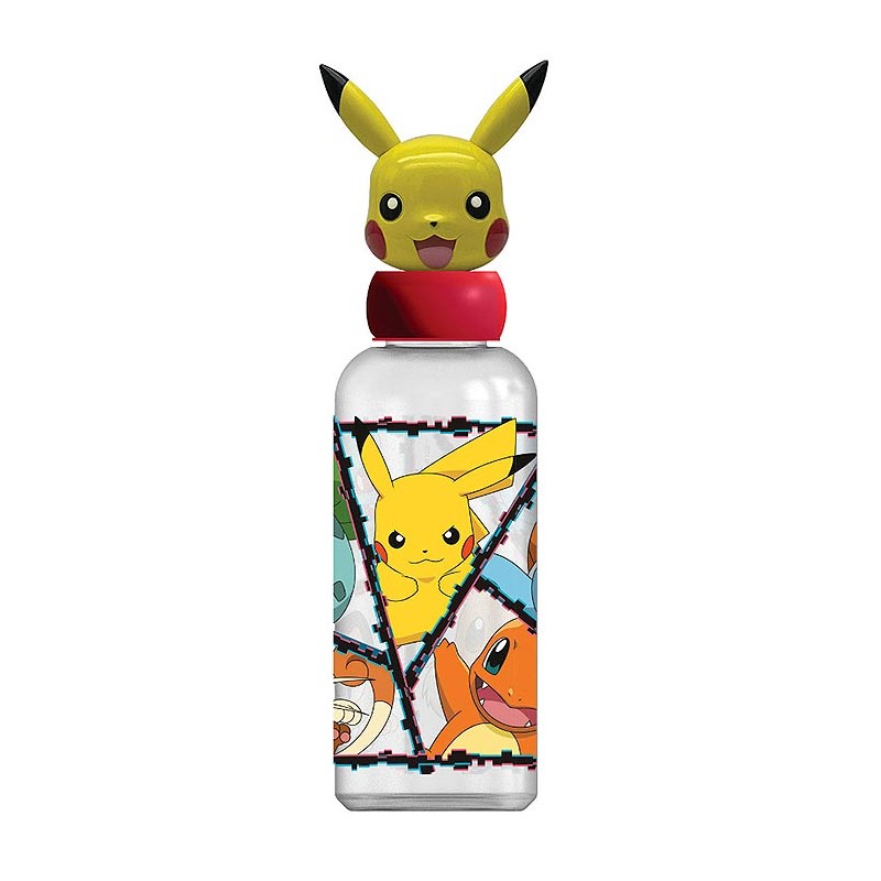 STOR POKEMON PIKACHU 3D HEAD BOTTLE 560ML STOR POKEMON PIKACHU 3D HEAD BOTTLE 560ML