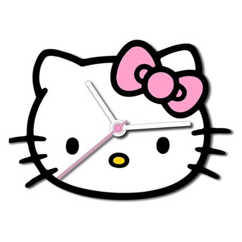 KIDS LICENSING HELLO KITTY LARGE WALL CLOCK 50CM KIDS LICENSING HELLO KITTY LARGE WALL CLOCK 50CM