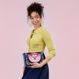 LOUNGEFLY ALICE IN WONDERLAND CHESHIRE CAT CROSSBODY BAG