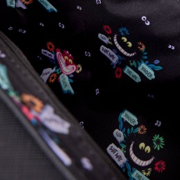 LOUNGEFLY ALICE IN WONDERLAND CHESHIRE CAT CROSSBODY BAG