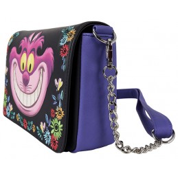 LOUNGEFLY ALICE IN WONDERLAND CHESHIRE CAT CROSSBODY BAG
