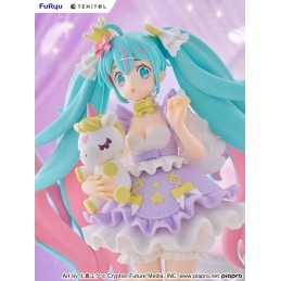 HATSUNE MIKU YUMEKAWA PRINCESS LAVANDER TENITOL FIGURE STATUA FURYU