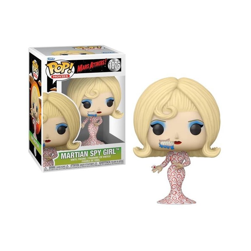 FUNKO POP! MARS ATTACKS! MARTIAN SPY GIRL BOBBLE HEAD FIGURE FUNKO FUNKO POP! MARS ATTACKS! MARTIAN SPY GIRL BOBBLE HEAD FIGURE FUNKO