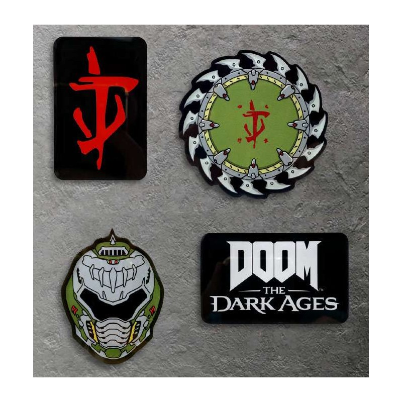 DEVPLUS DOOM THE DARK AGES MAGNET SET ICONS DEVPLUS DOOM THE DARK AGES MAGNET SET ICONS