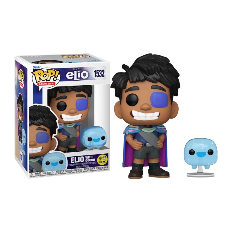 FUNKO FUNKO POP! PIXAR ELIO WITH OOOOO GLOW IN THE DARK BOBBLE HEAD KNOCKER FIGURE FUNKO FUNKO POP! PIXAR ELIO WITH OOOOO GLOW IN THE DARK BOBBLE HEAD KNOCKER FIGURE