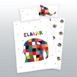 ELMER L'ELEFANTE VARIOPINTO SET COPRIPIUMINO E FEDERA HERDING