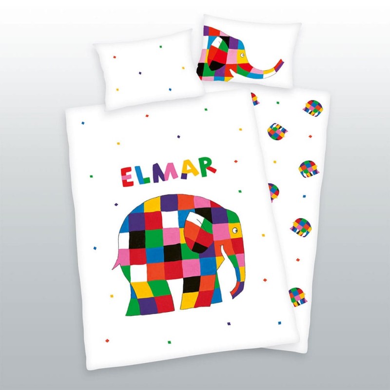 ELMER L'ELEFANTE VARIOPINTO SET COPRIPIUMINO E FEDERA HERDING ELMER L'ELEFANTE VARIOPINTO SET COPRIPIUMINO E FEDERA HERDING