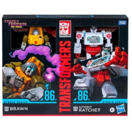 HASBRO TRANSFORMERS THE MOVIE STUDIO SERIES BRAWN & AUTOBOT RATCHET 2-PACK ACTION FIGURE